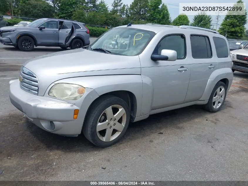 2007 Chevrolet Hhr Lt VIN: 3GNDA23D87S542899 Lot: 39565406