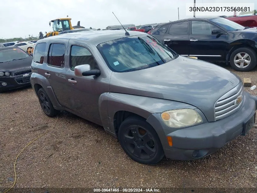 2007 Chevrolet Hhr Lt VIN: 3GNDA23D17S568681 Lot: 39647465