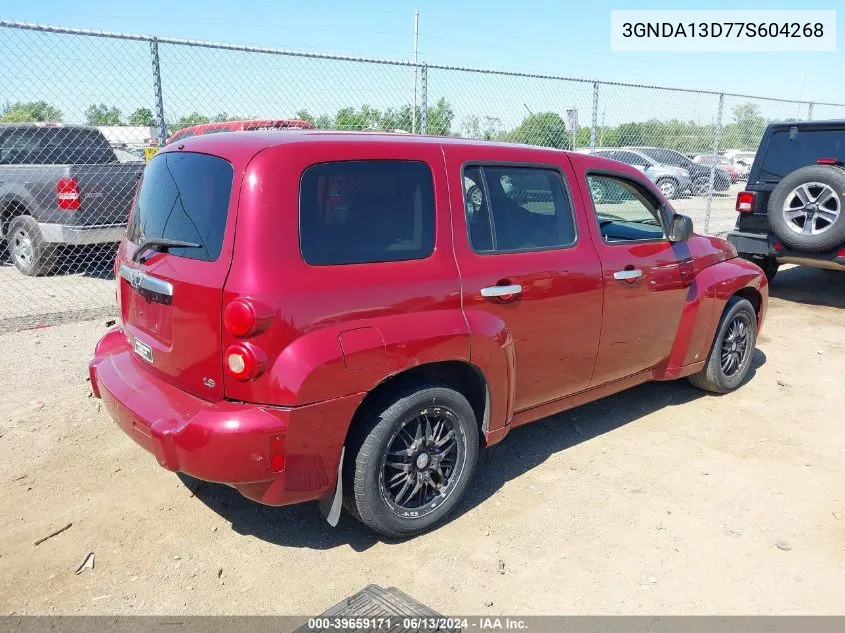 2007 Chevrolet Hhr Ls VIN: 3GNDA13D77S604268 Lot: 39659171