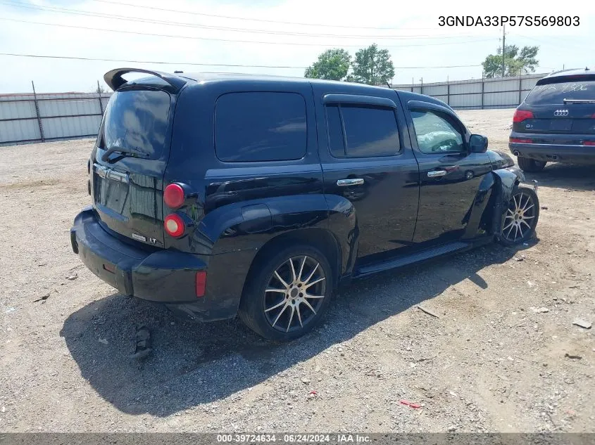 2007 Chevrolet Hhr Lt VIN: 3GNDA33P57S569803 Lot: 39724634