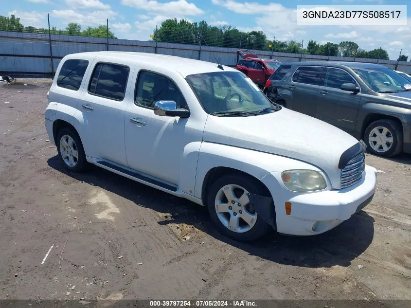 2007 Chevrolet Hhr Lt VIN: 3GNDA23D77S508517 Lot: 39797254