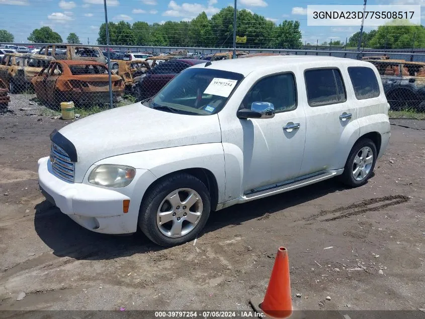 2007 Chevrolet Hhr Lt VIN: 3GNDA23D77S508517 Lot: 39797254