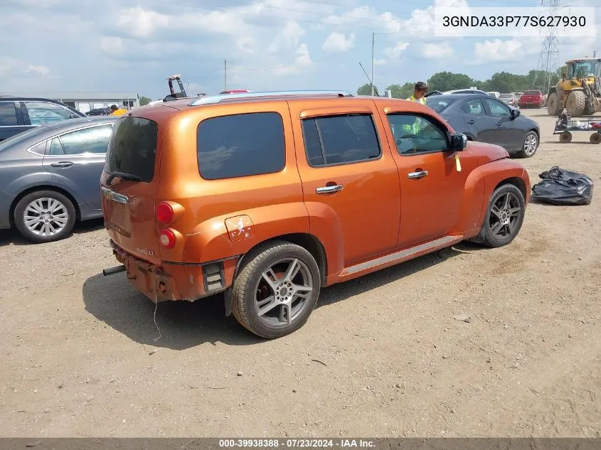 2007 Chevrolet Hhr Lt VIN: 3GNDA33P77S627930 Lot: 39938388