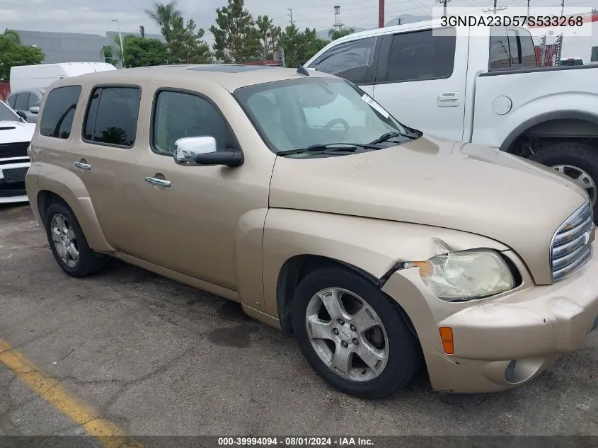 2007 Chevrolet Hhr Lt VIN: 3GNDA23D57S533268 Lot: 39994094