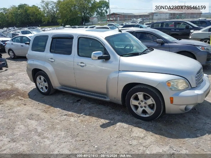 2007 Chevrolet Hhr Lt VIN: 3GNDA23DX7S546159 Lot: 40121613