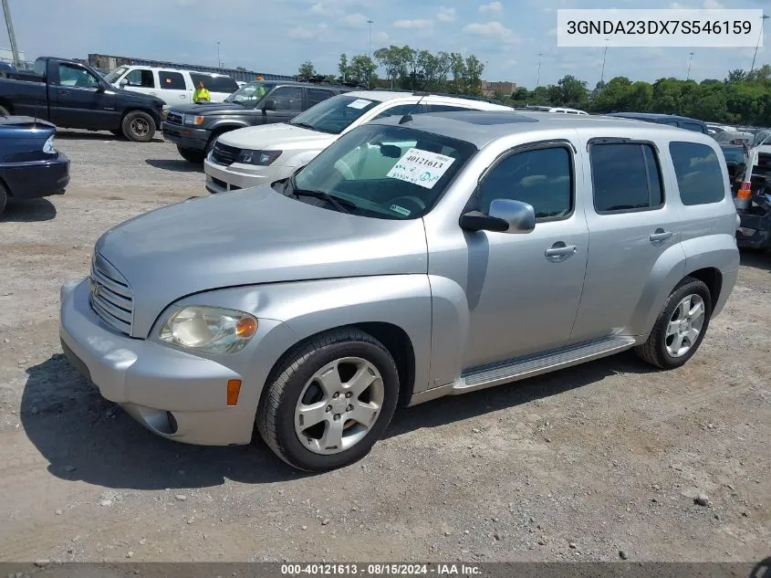 2007 Chevrolet Hhr Lt VIN: 3GNDA23DX7S546159 Lot: 40121613