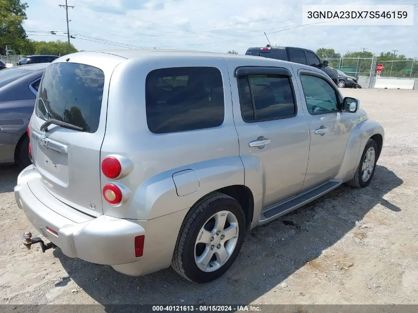 2007 Chevrolet Hhr Lt VIN: 3GNDA23DX7S546159 Lot: 40121613