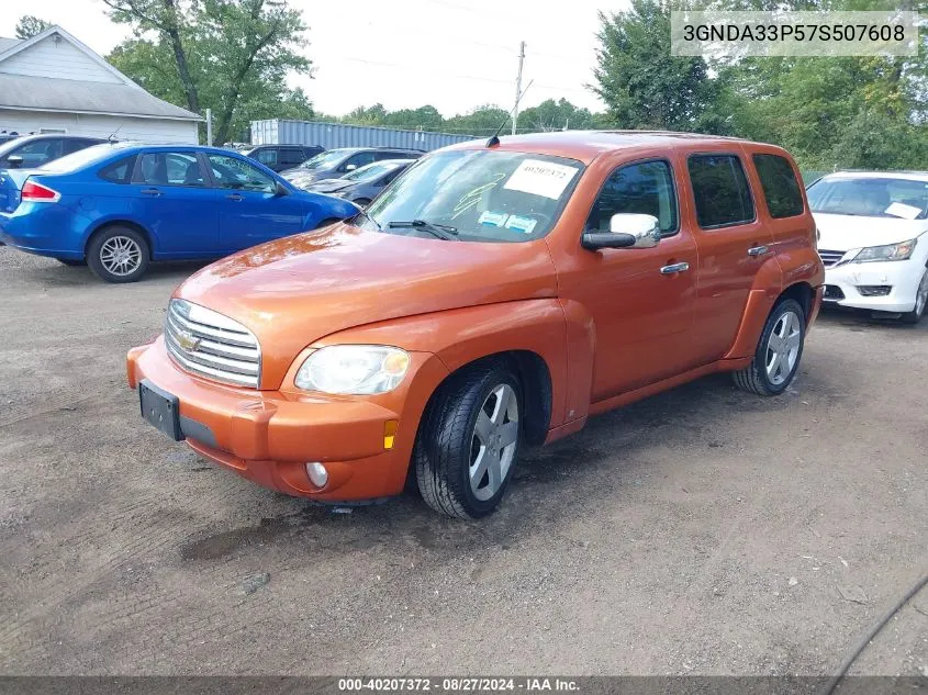 2007 Chevrolet Hhr Lt VIN: 3GNDA33P57S507608 Lot: 40207372