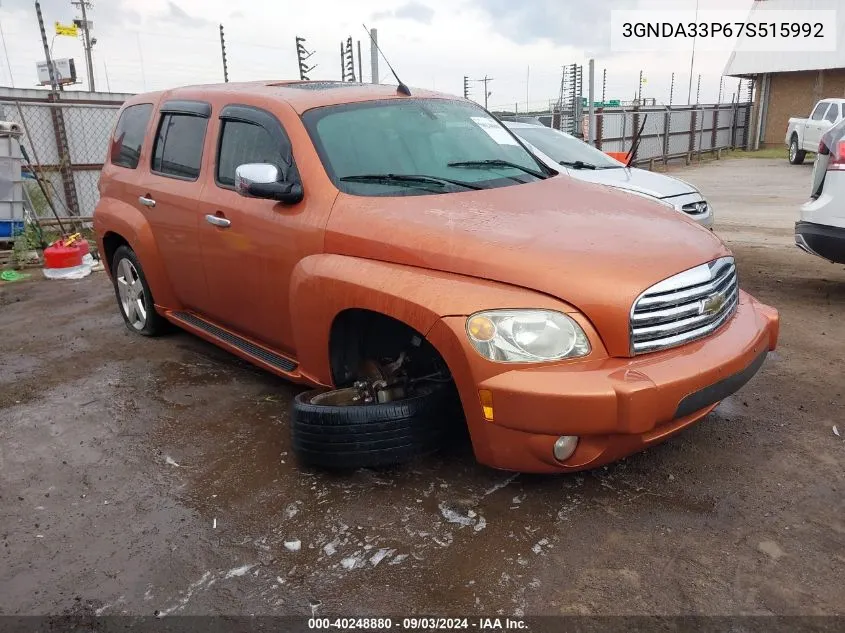 2007 Chevrolet Hhr Lt VIN: 3GNDA33P67S515992 Lot: 40248880