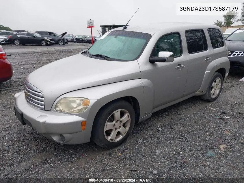 2007 Chevrolet Hhr Lt VIN: 3GNDA23D17S587179 Lot: 40408410