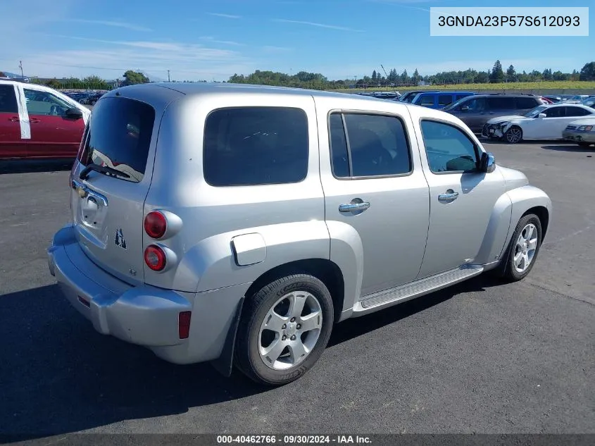 2007 Chevrolet Hhr Lt VIN: 3GNDA23P57S612093 Lot: 40462766