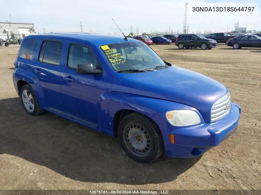 3GNDA13D18S644797 2008 Chevrolet Hhr