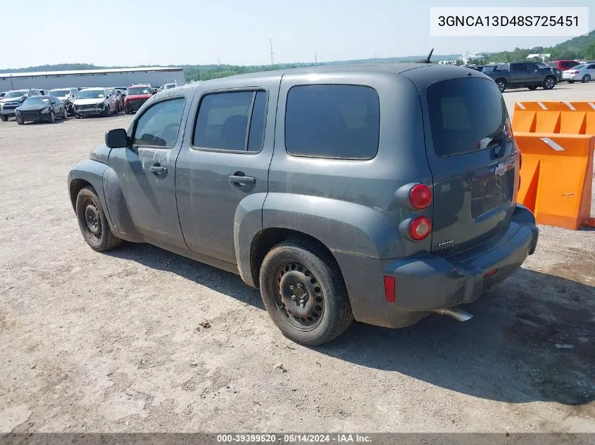 3GNCA13D48S725451 2008 Chevrolet Hhr Ls