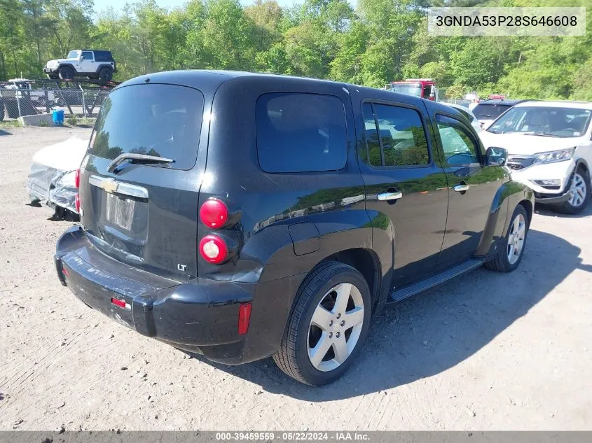 2008 Chevrolet Hhr Lt VIN: 3GNDA53P28S646608 Lot: 39459559