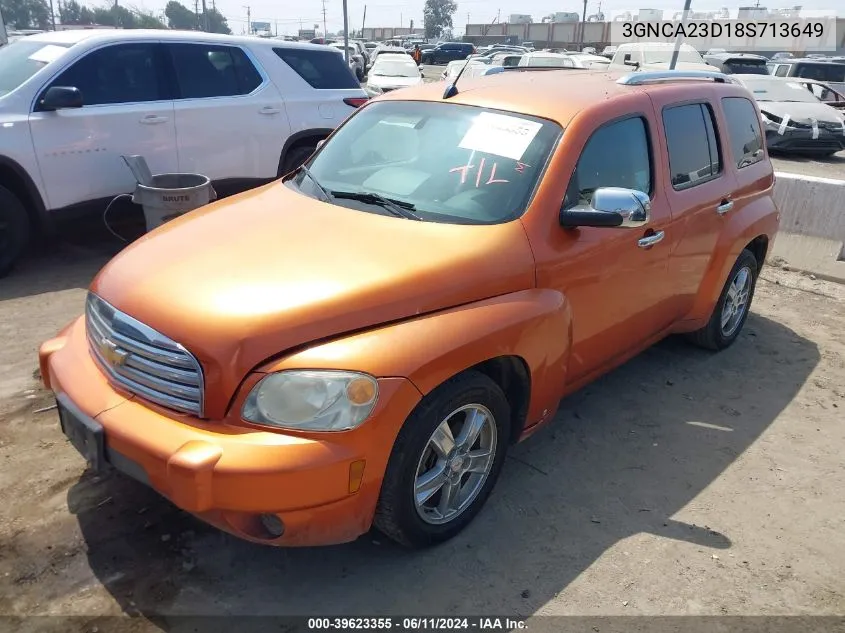 2008 Chevrolet Hhr Lt VIN: 3GNCA23D18S713649 Lot: 39623355