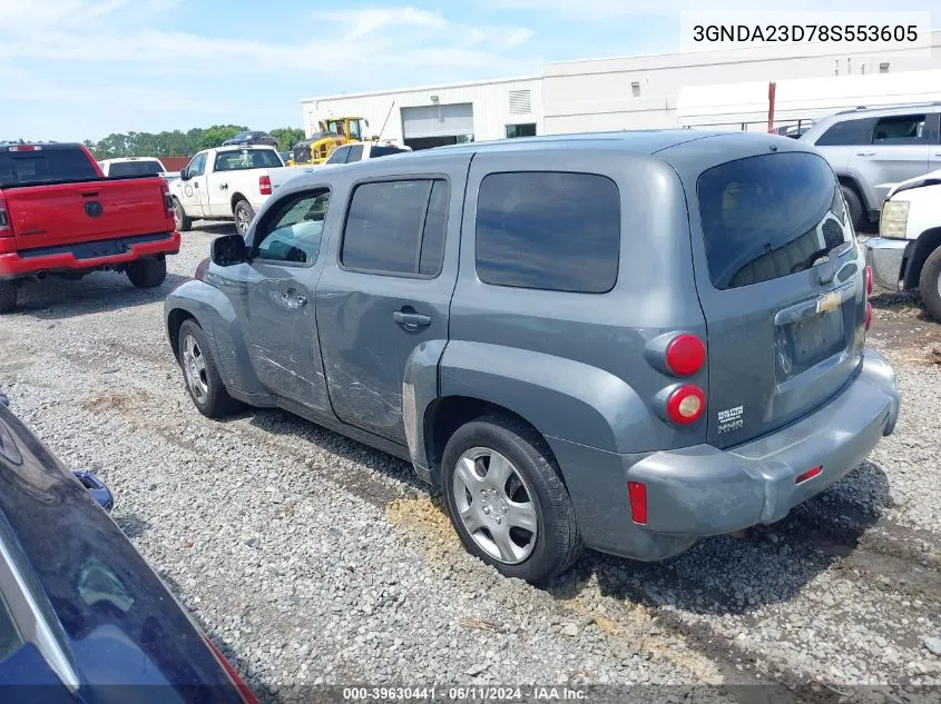 2008 Chevrolet Hhr Lt VIN: 3GNDA23D78S553605 Lot: 39630441