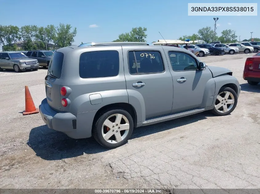 3GNDA33PX8S538015 2008 Chevrolet Hhr Lt