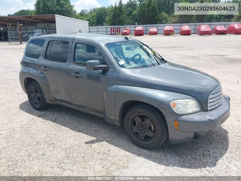 2008 Chevrolet Hhr Lt VIN: 3GNDA23D28S604623 Lot: 39807421