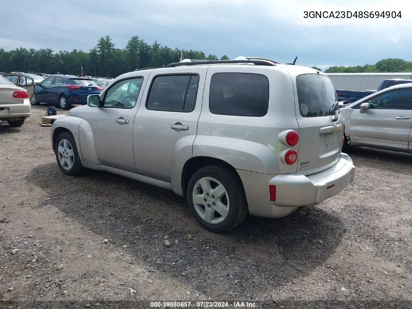 2008 Chevrolet Hhr Lt VIN: 3GNCA23D48S694904 Lot: 39880657