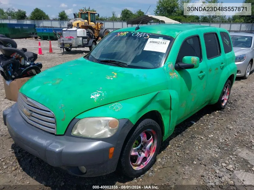 3GNDA23D48S557871 2008 Chevrolet Hhr Lt