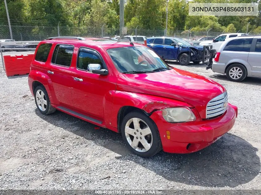 2008 Chevrolet Hhr Lt VIN: 3GNDA53P48S603131 Lot: 40361795