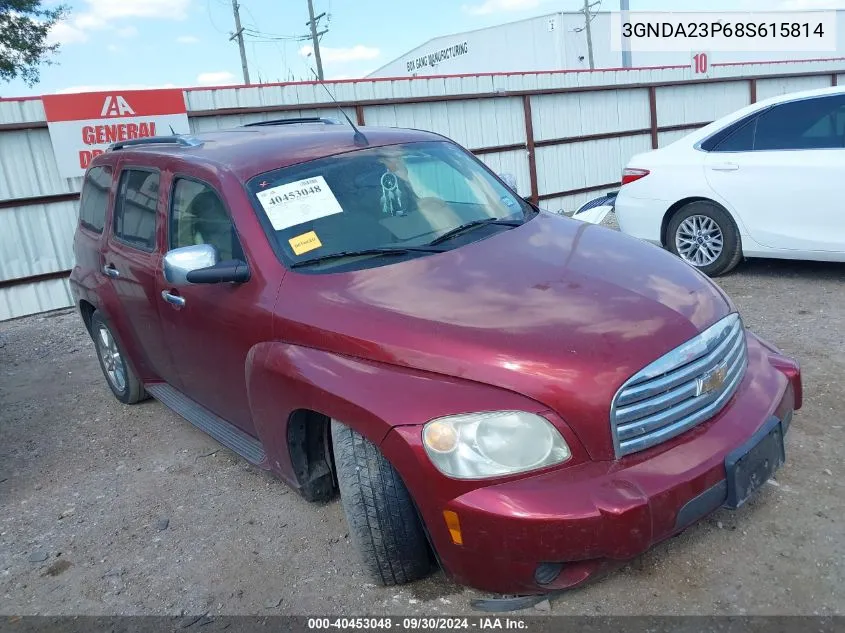 2008 Chevrolet Hhr Lt VIN: 3GNDA23P68S615814 Lot: 40453048