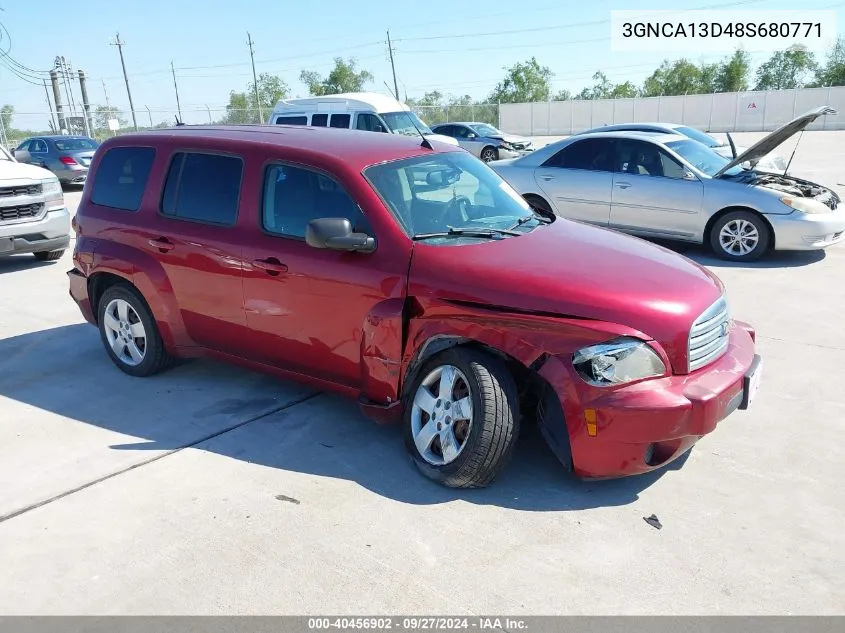 2008 Chevrolet Hhr Ls VIN: 3GNCA13D48S680771 Lot: 40456902