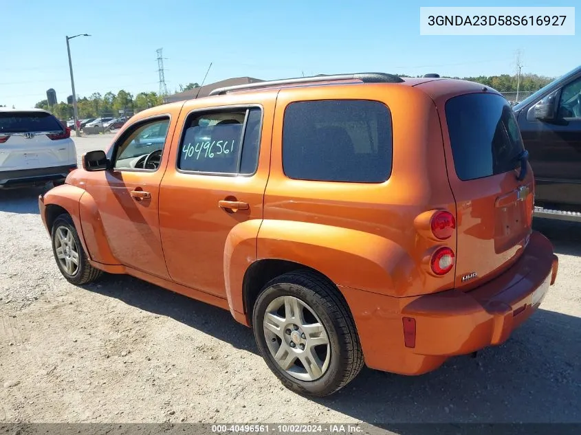 3GNDA23D58S616927 2008 Chevrolet Hhr Lt