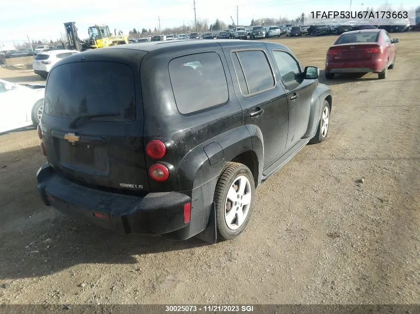 1FAFP53U67A173663 2009 Chevrolet Hhr Ls