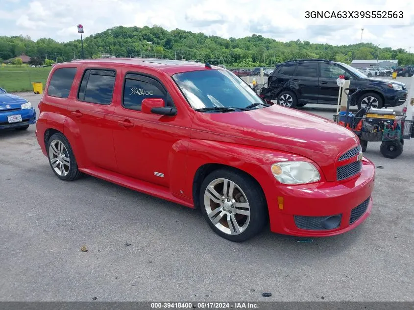 2009 Chevrolet Hhr Ss VIN: 3GNCA63X39S552563 Lot: 39418400