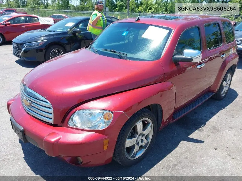 2009 Chevrolet Hhr Lt VIN: 3GNCA53VX9S505264 Lot: 39444922