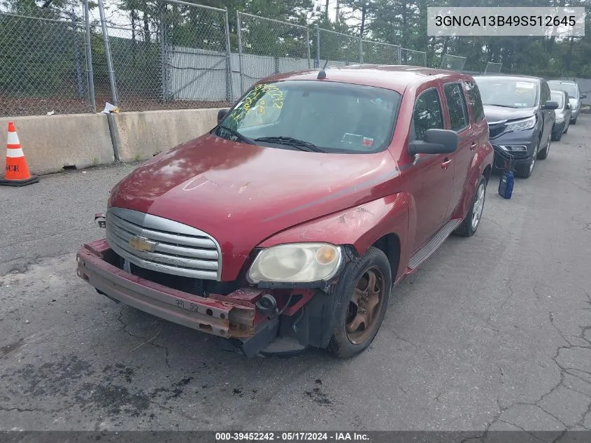 3GNCA13B49S512645 2009 Chevrolet Hhr Ls