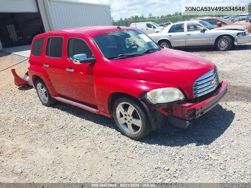 2009 Chevrolet Hhr Lt VIN: 3GNCA53V49S534548 Lot: 39472624