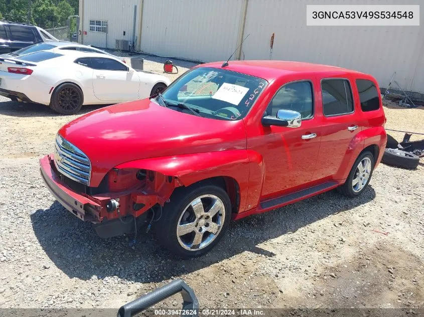 2009 Chevrolet Hhr Lt VIN: 3GNCA53V49S534548 Lot: 39472624