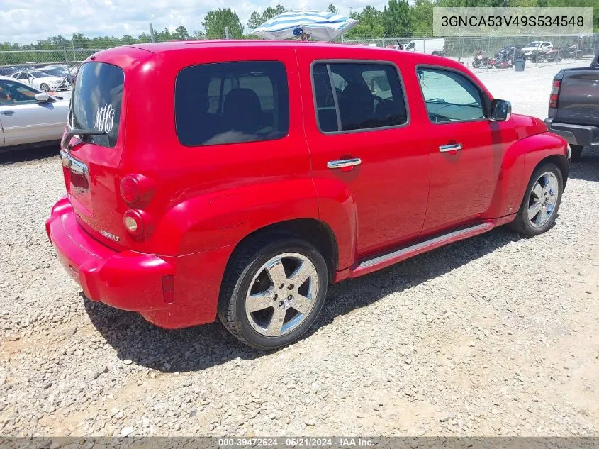 2009 Chevrolet Hhr Lt VIN: 3GNCA53V49S534548 Lot: 39472624