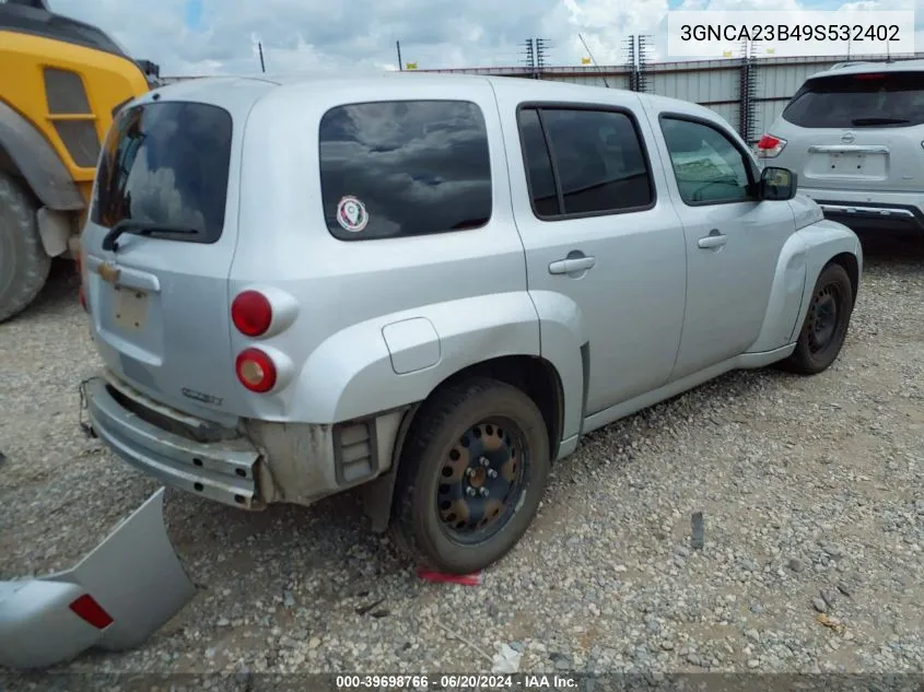 2009 Chevrolet Hhr Lt VIN: 3GNCA23B49S532402 Lot: 39698766