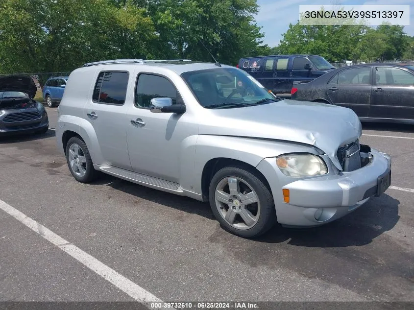 2009 Chevrolet Hhr Lt VIN: 3GNCA53V39S513397 Lot: 39732610