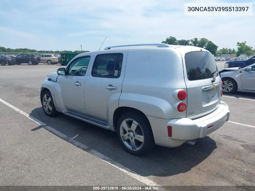 2009 Chevrolet Hhr Lt VIN: 3GNCA53V39S513397 Lot: 39732610