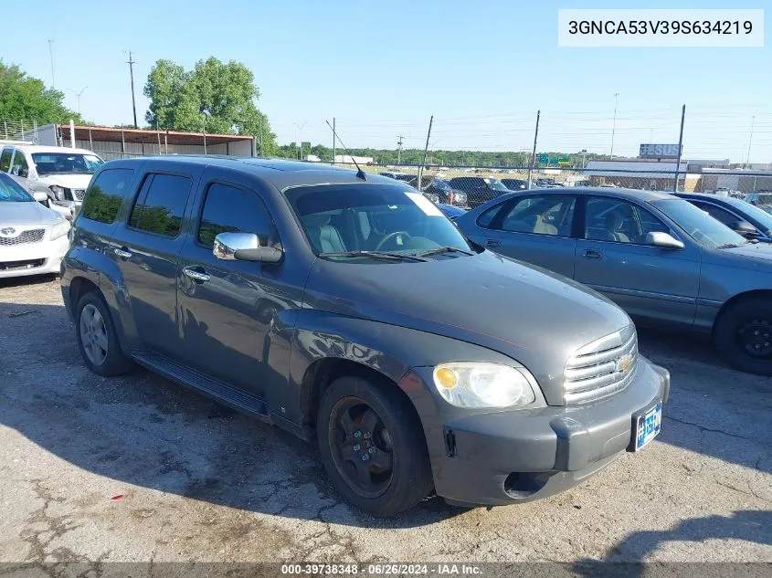 2009 Chevrolet Hhr Lt VIN: 3GNCA53V39S634219 Lot: 39738348