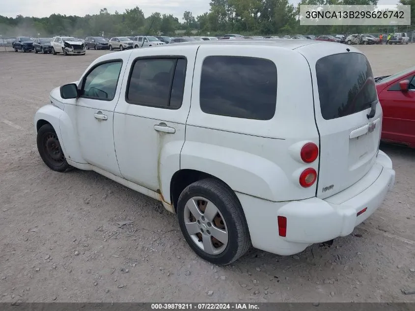 2009 Chevrolet Hhr Ls VIN: 3GNCA13B29S626742 Lot: 39879211