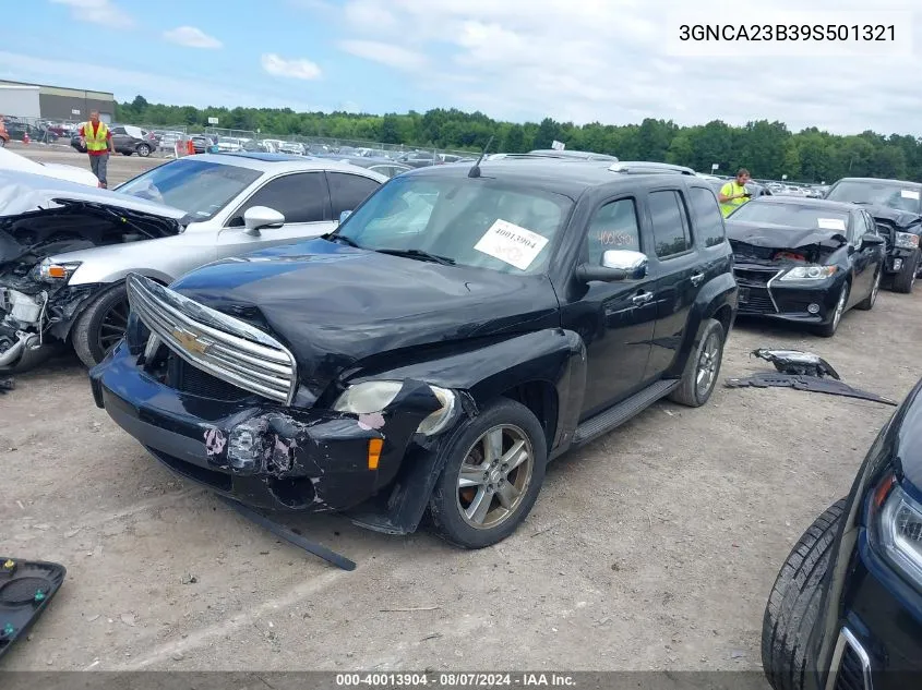 2009 Chevrolet Hhr Lt VIN: 3GNCA23B39S501321 Lot: 40013904