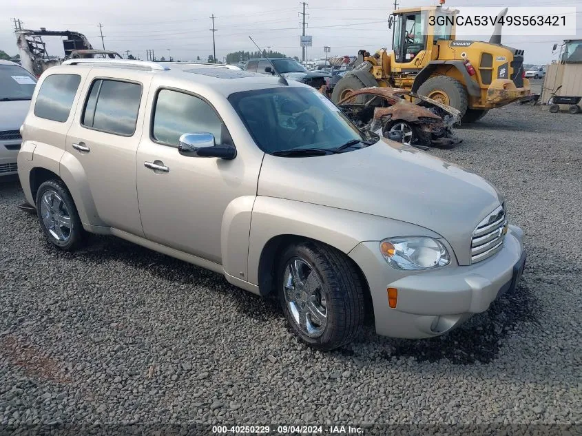 2009 Chevrolet Hhr Lt VIN: 3GNCA53V49S563421 Lot: 40250229