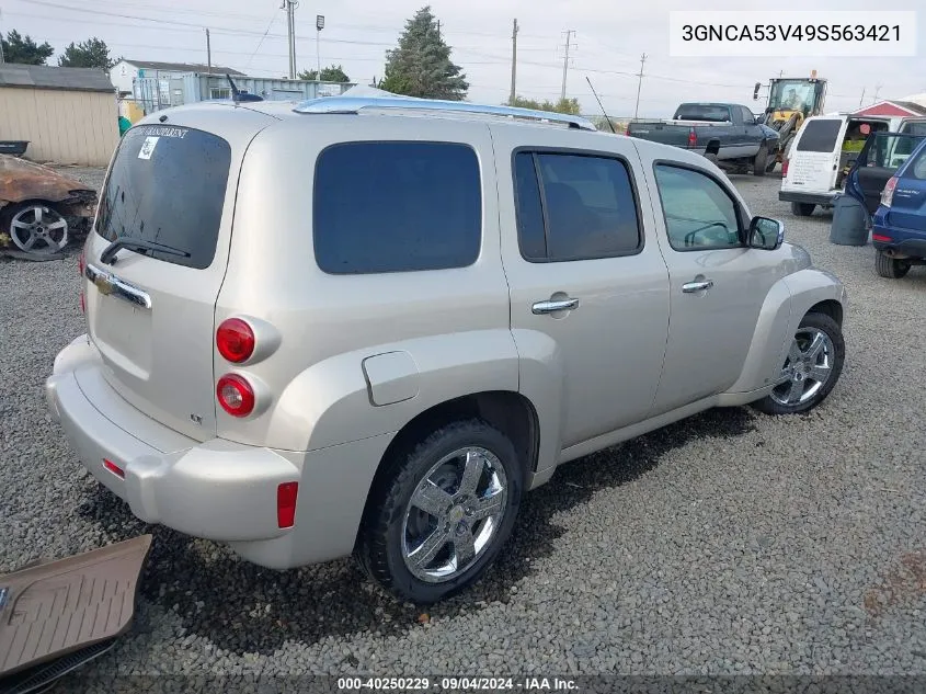 2009 Chevrolet Hhr Lt VIN: 3GNCA53V49S563421 Lot: 40250229