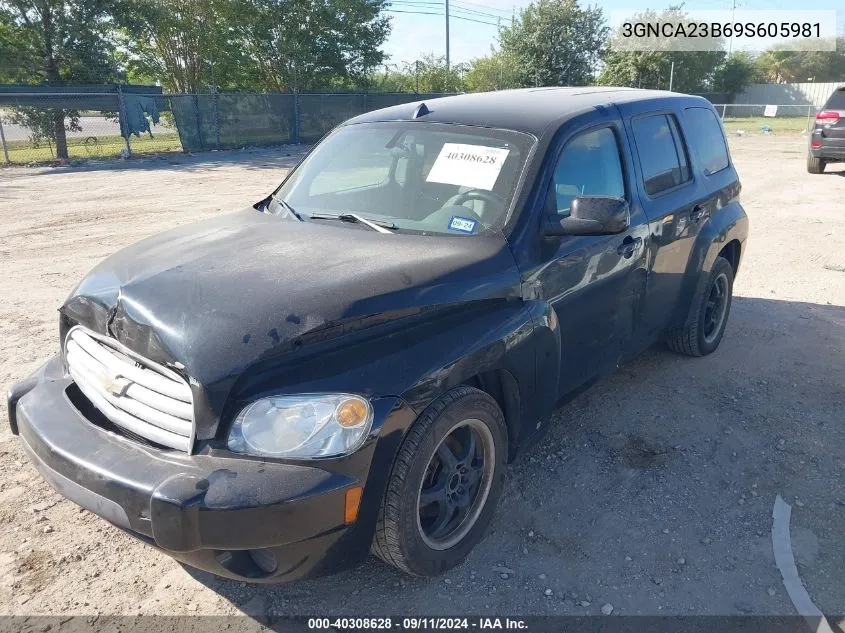 2009 Chevrolet Hhr Lt VIN: 3GNCA23B69S605981 Lot: 40308628