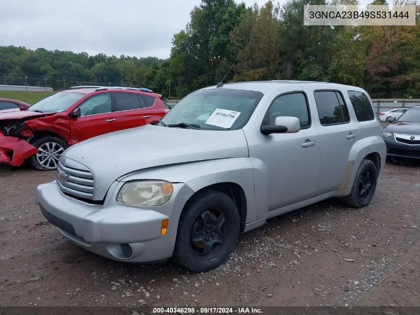 2009 Chevrolet Hhr Lt VIN: 3GNCA23B49S531444 Lot: 40346298