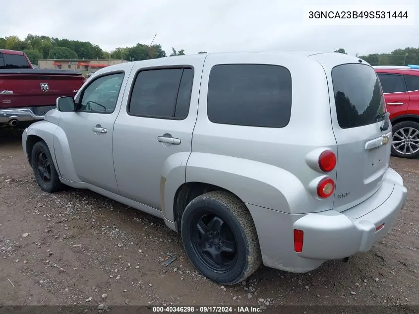 2009 Chevrolet Hhr Lt VIN: 3GNCA23B49S531444 Lot: 40346298