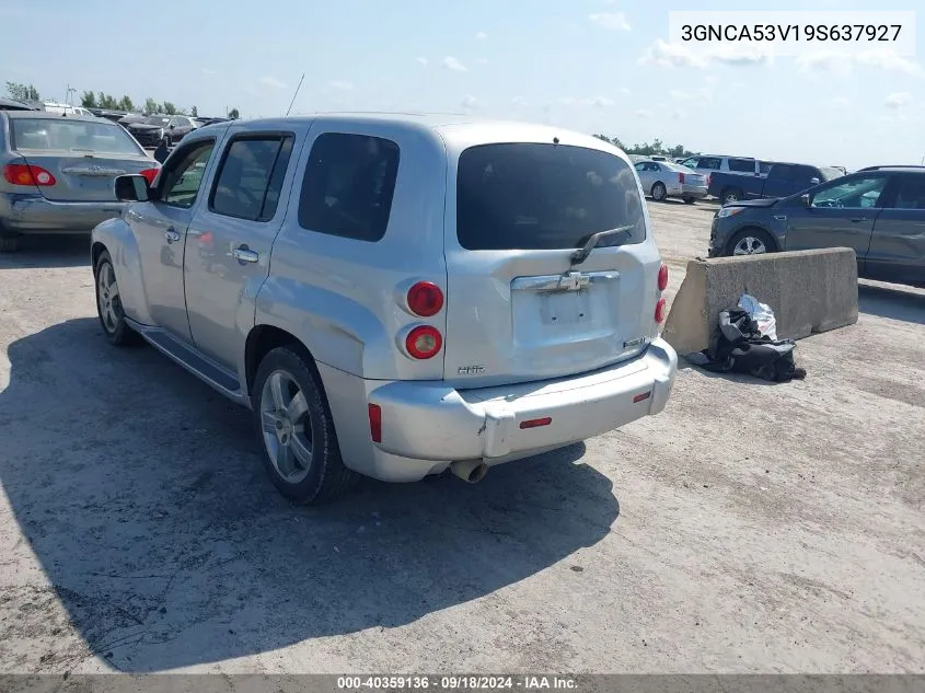 2009 Chevrolet Hhr Lt VIN: 3GNCA53V19S637927 Lot: 40359136