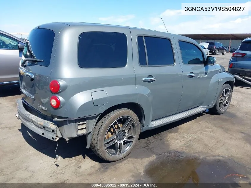 2009 Chevrolet Hhr Lt VIN: 3GNCA53V19S504827 Lot: 40395922