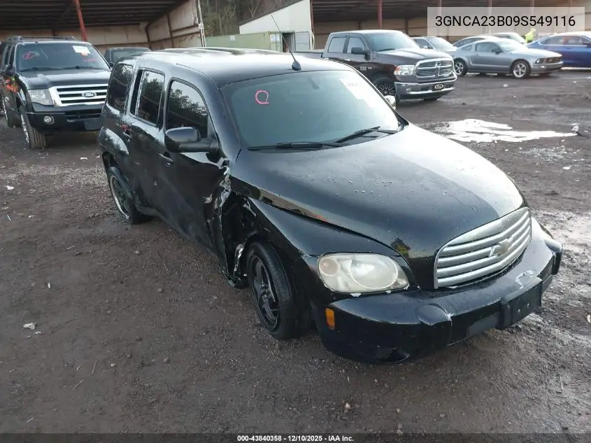 3GNCA23B09S549116 2009 Chevrolet Hhr Lt