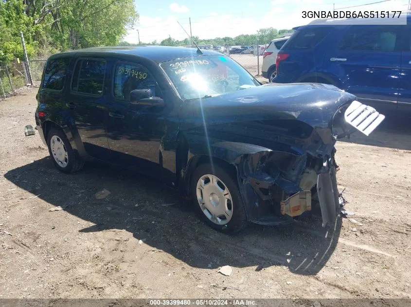 2010 Chevrolet Hhr Lt VIN: 3GNBABDB6AS515177 Lot: 39399480